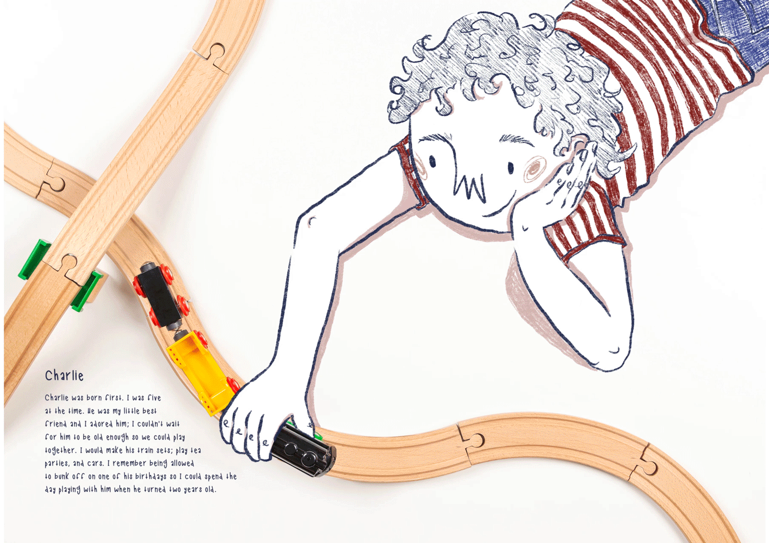 Train story book gif