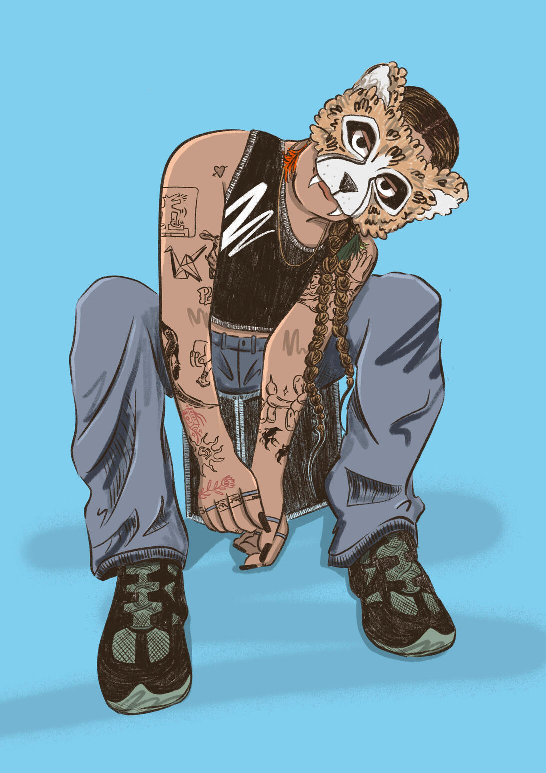 Lfay Image with mask Lfay Image with mask